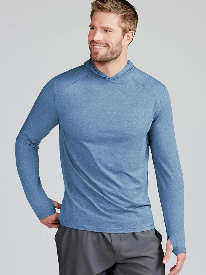 Long Sleeve TShirts Men Tasc Performance Lightweight Hoodie