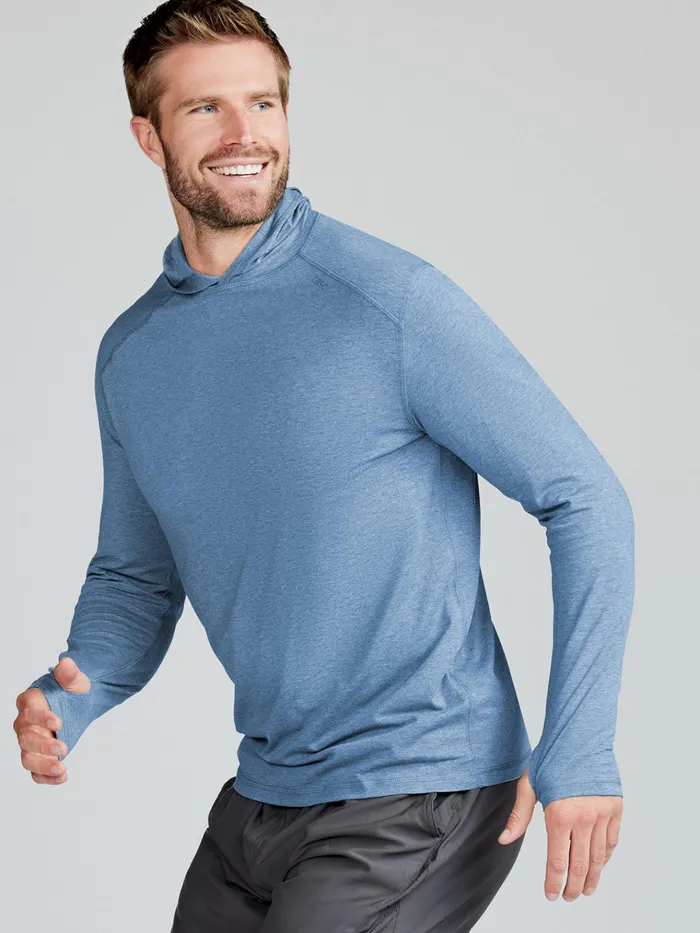 Long Sleeve TShirts Men Tasc Performance Lightweight Hoodie