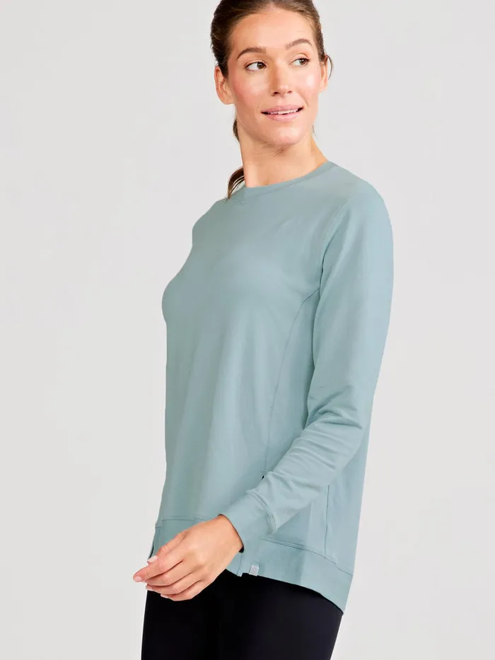 Lounge Women Tasc Performance Riverwalk Sweatshirt 2