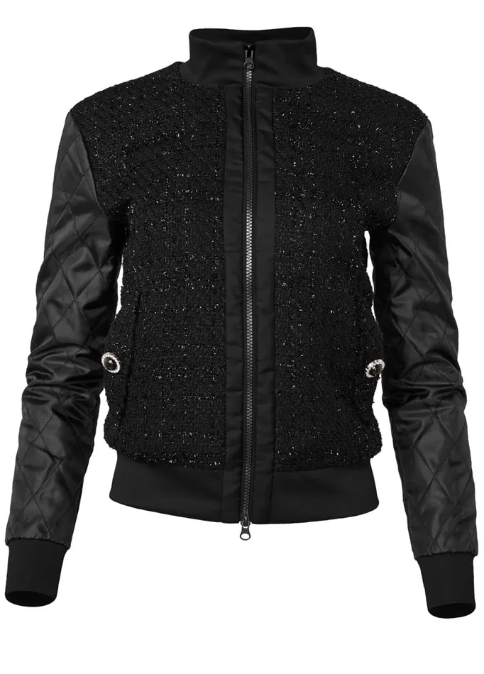 LUREX TWEED JACKET Black Women VENUS Coats