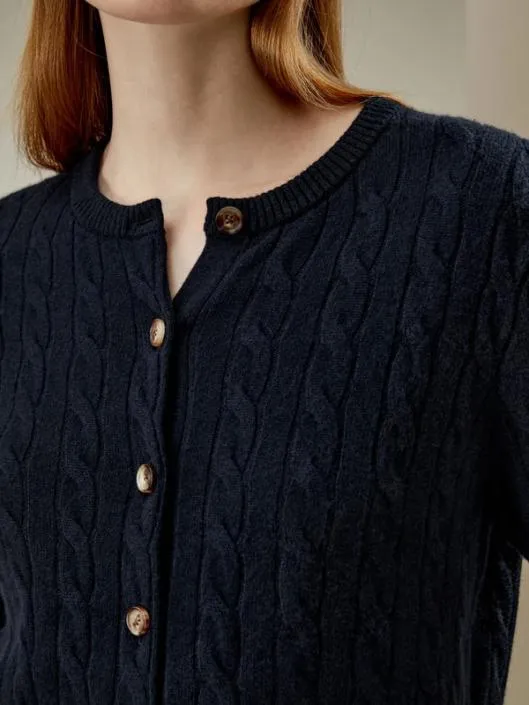 Luxurious Cable Knit Cashmere Sweater For Women Women Lilysilk Essentials