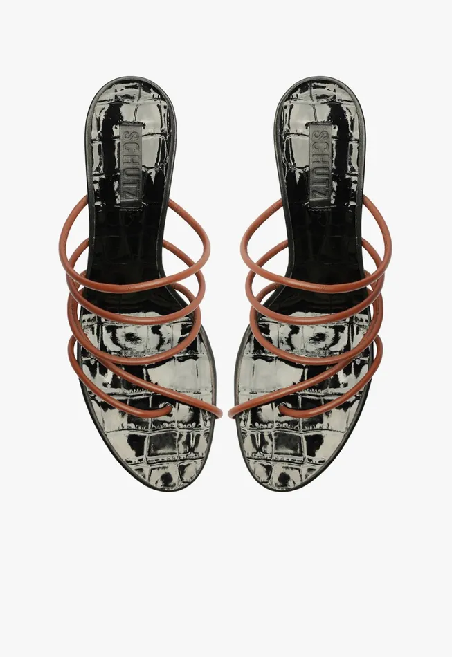 Malta Mule Sandal Black Women Schutz Shoes Mules