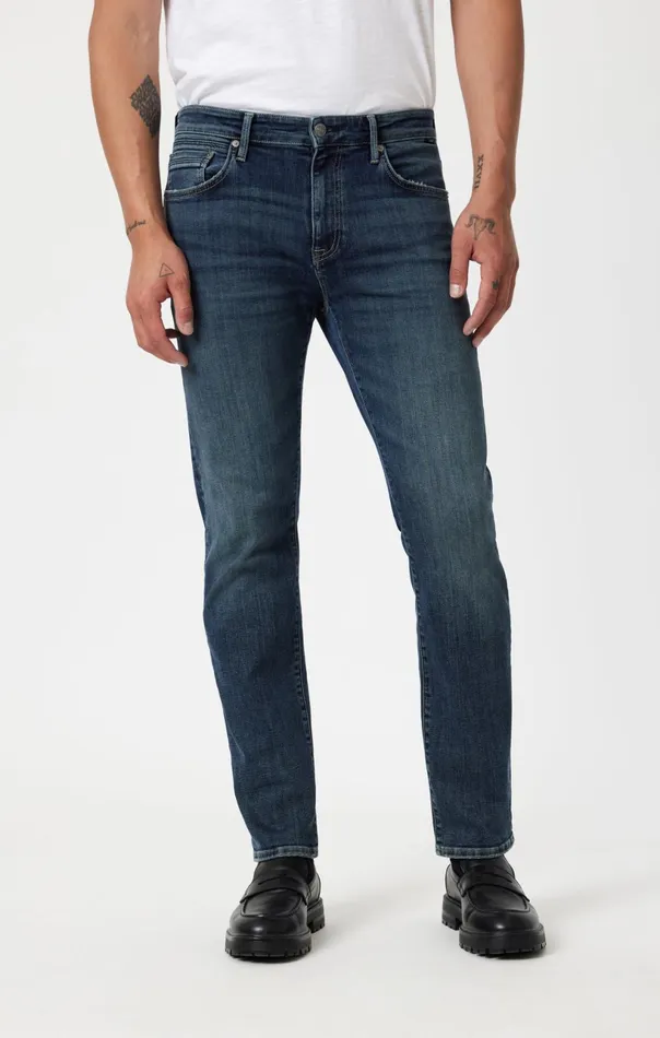 Marcus Slim Straight Leg In Dark Used Organic Vintage Men Mavi Jeans Denim Marcus Slim Straight Leg In Dark Used Organic Vintage Men Mavi Jeans Denim