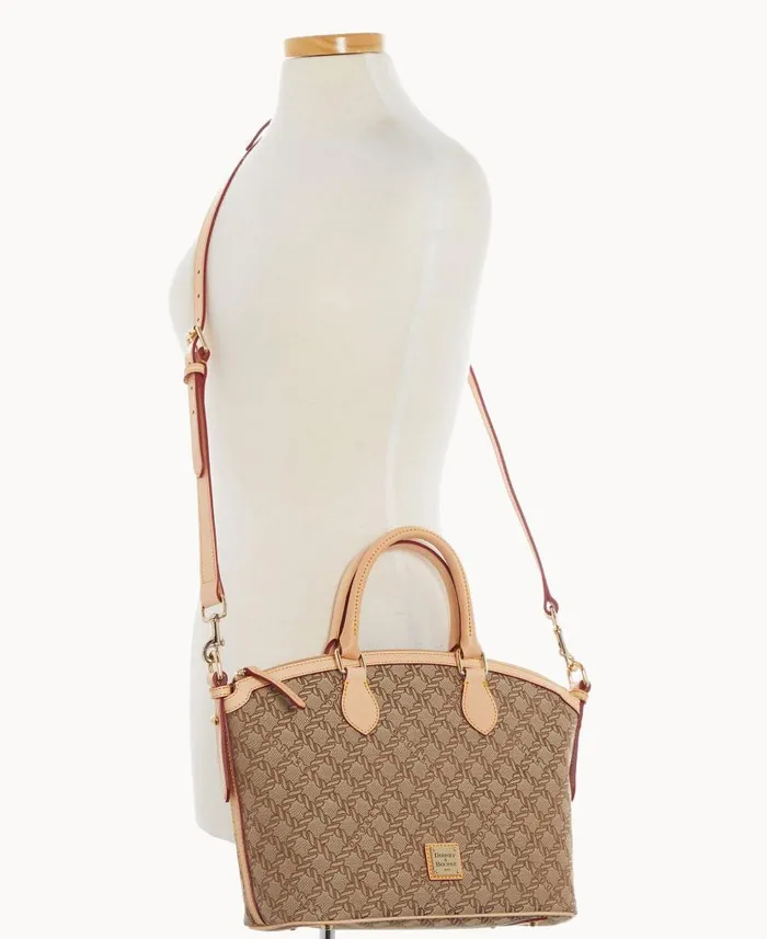 Maritime Domed Satchel Brown Woman Dooney and Bourke Satchels Maritime Domed Satchel Brown Woman Dooney and Bourke Satchels