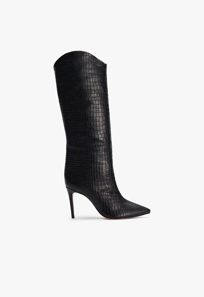 Maryana Boot Black Women Schutz Shoes Maryana Boots