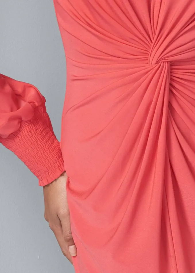 MAXI SHIRT DRESS Coral Women VENUS Casual Dresses