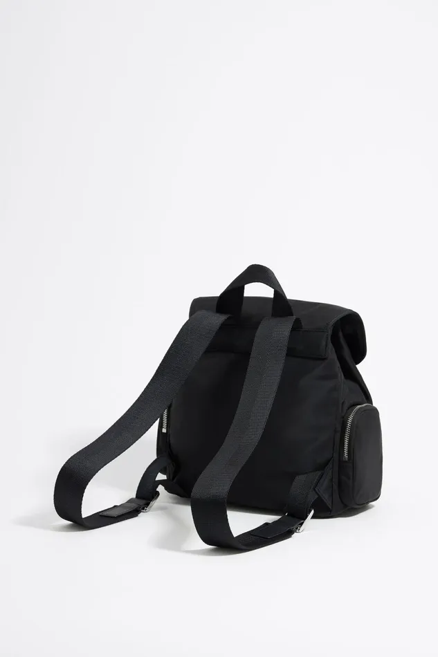 Medium Black Nylon Pocket Backpack Black Women Bimba Y Lola Backpacks And Bumbags Medium Black Nylon Pocket Backpack Black Women Bimba Y Lola Backpacks And Bumbags