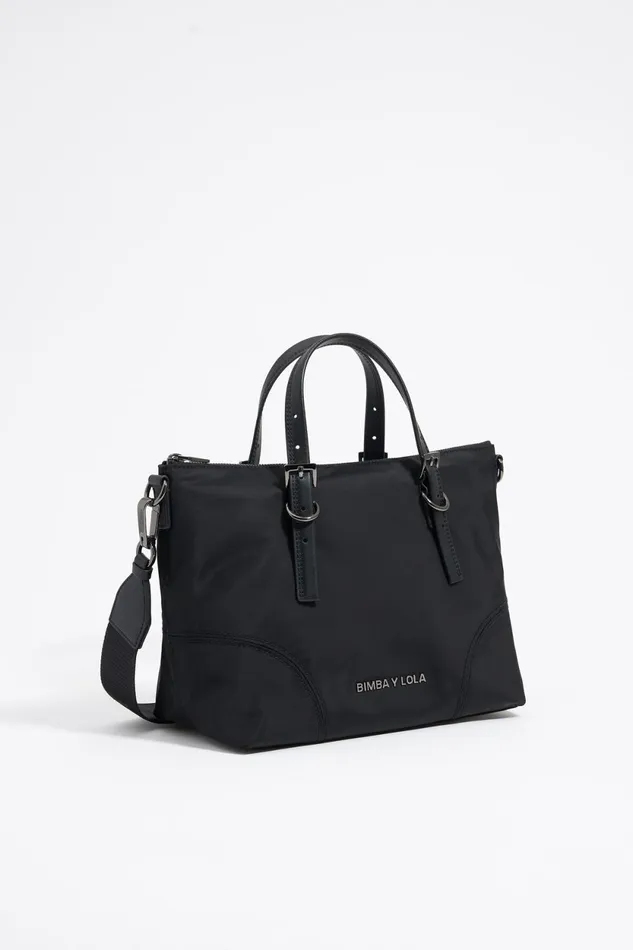 Medium Black Nylon Shopper Bag Black Women Bimba Y Lola Shoppers