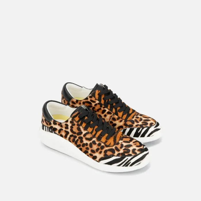 Mello Animal Print Platform Sneaker Natural Multi Women Kenneth Cole Sneakers