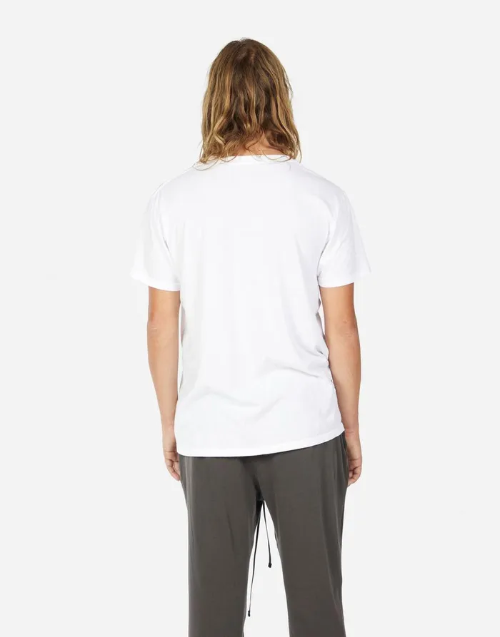 Men039s Sadler Moshi Lightning Skull White Lauren Moshi Tees