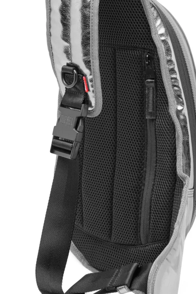 Men 1drPod Sling Bag Silver Diesel Backpacks Men 1drPod Sling Bag Silver Diesel Backpacks