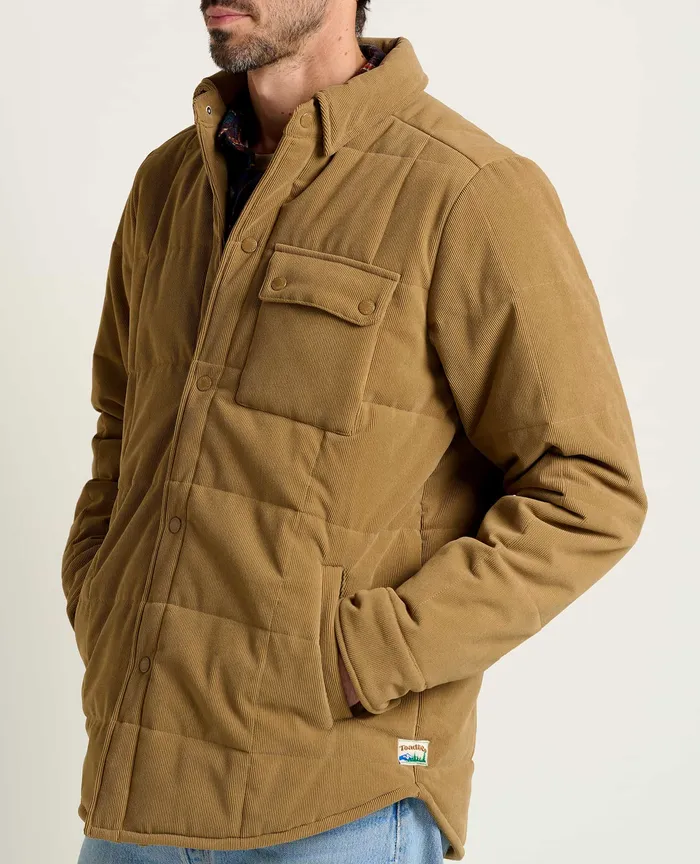 Men8217s ToadandCo Spruce Wood Shirt Jacket Honey Brown Cord Jackets and Layers