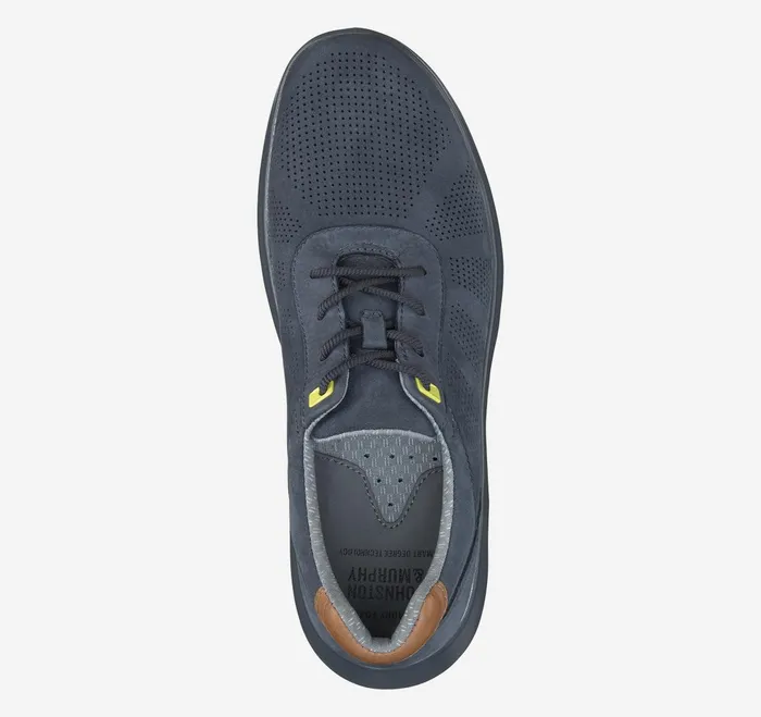 Men Activate UThroat Navy Nubuck JohnstonandMurphy LaceUps Men Activate UThroat Navy Nubuck JohnstonandMurphy LaceUps