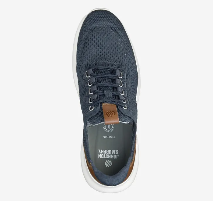 Men Amherst 20 Knit Plain Toe Navy Knit JohnstonandMurphy LaceUps Men Amherst 20 Knit Plain Toe Navy Knit JohnstonandMurphy LaceUps