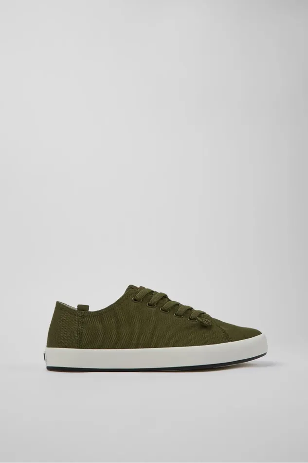 Men Andratx Green Textile Sneaker Camper Sneakers Men Andratx Green Textile Sneaker Camper Sneakers