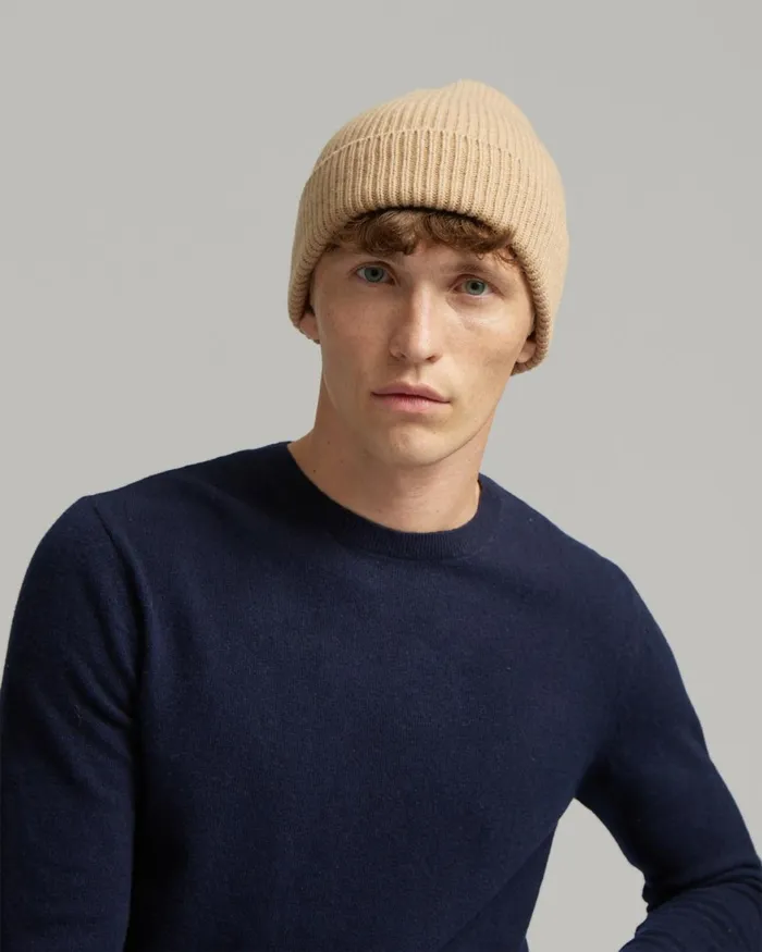 Men Beanies Colorful Standard Merino Wool Beanie Ultra Violet