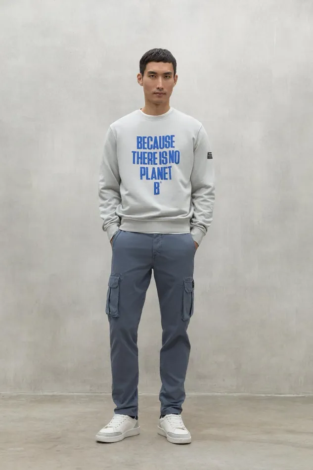 Men Beige Barder Sweatshirt Ecoalf Sweatshirts