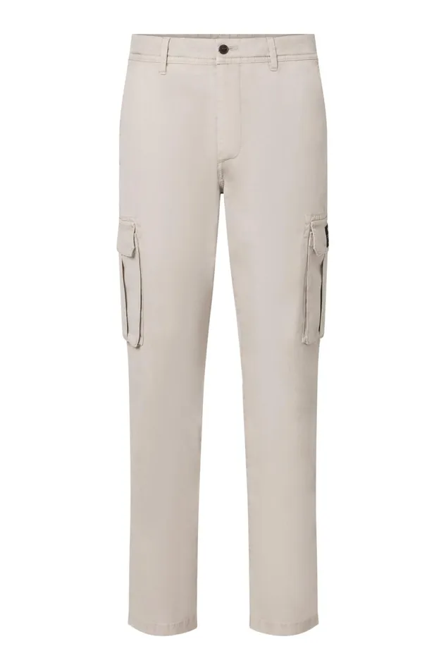Men Beige Marne Trousers Ecoalf Trousers
