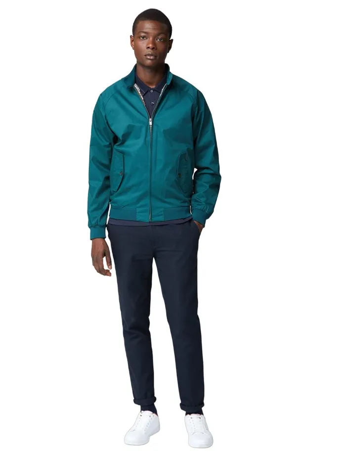 Men Ben Sherman Harrington Jackets Harrington Jacket 8211 Trekking Green