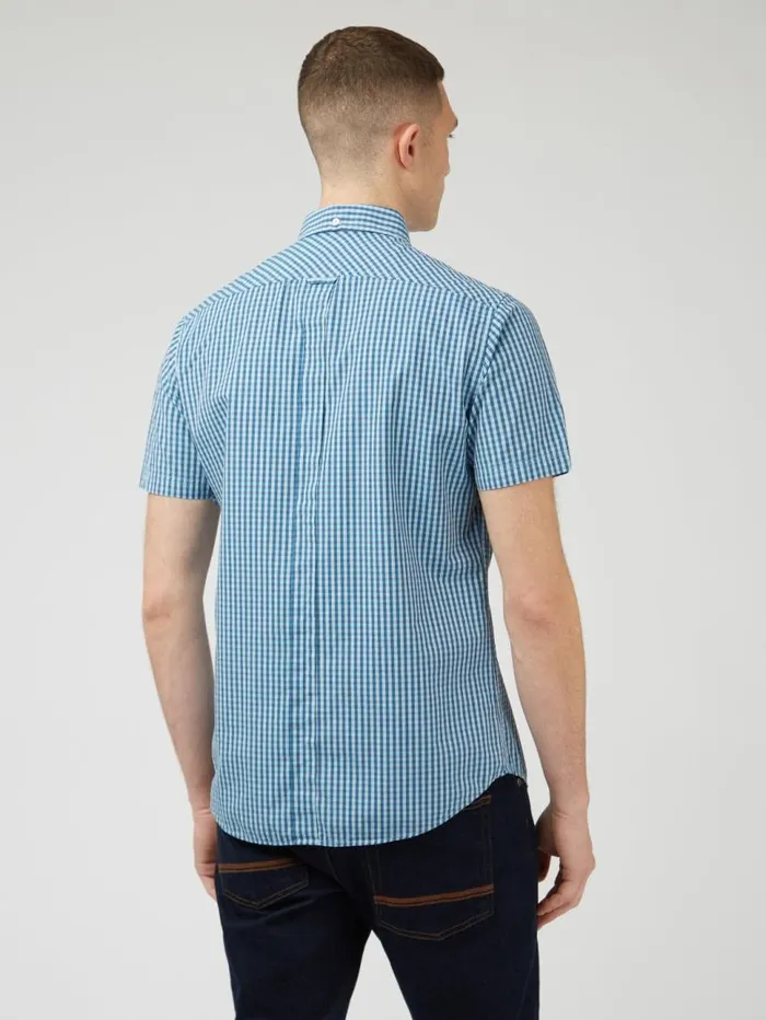 Men Ben Sherman Heritage Check Shirts Signature Gingham ShortSleeve Shirt Men Ben Sherman Heritage Check Shirts Signature Gingham ShortSleeve Shirt