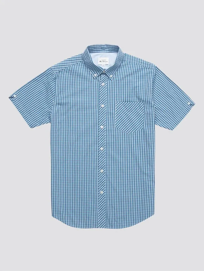 Men Ben Sherman Heritage Check Shirts Signature Gingham ShortSleeve Shirt Men Ben Sherman Heritage Check Shirts Signature Gingham ShortSleeve Shirt