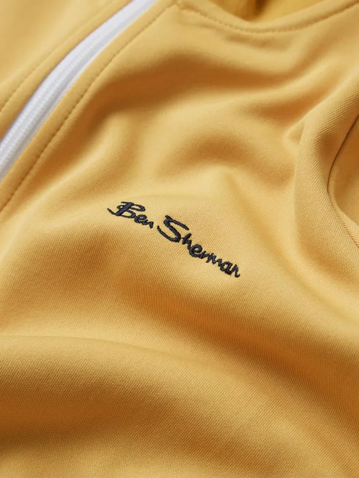 Men Ben Sherman Jackets and Outerwear Signature ZipThrough Track Jacket 8211 Sunflower