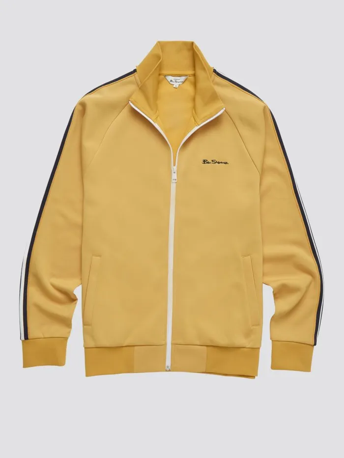 Men Ben Sherman Jackets and Outerwear Signature ZipThrough Track Jacket 8211 Sunflower