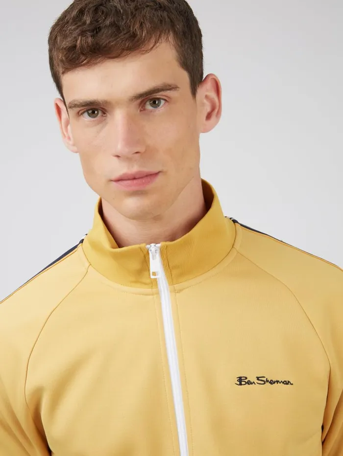 Men Ben Sherman Jackets and Outerwear Signature ZipThrough Track Jacket 8211 Sunflower