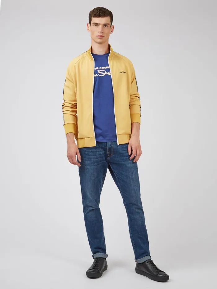 Men Ben Sherman Jackets and Outerwear Signature ZipThrough Track Jacket 8211 Sunflower
