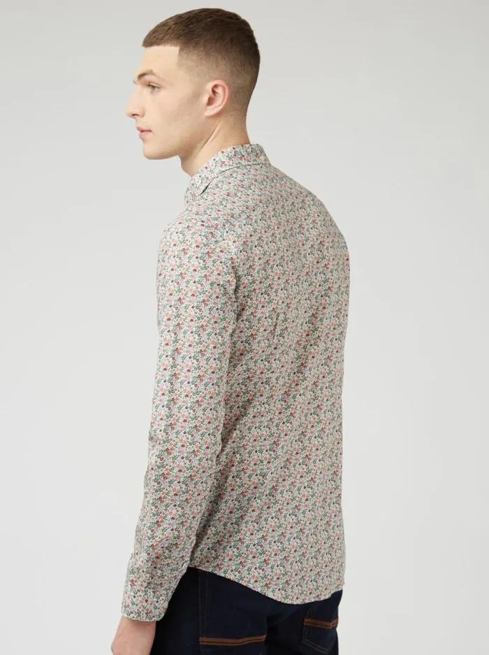 Men Ben Sherman Long Sleeve Shirts Floral Print LongSleeve Shirt Men Ben Sherman Long Sleeve Shirts Floral Print LongSleeve Shirt