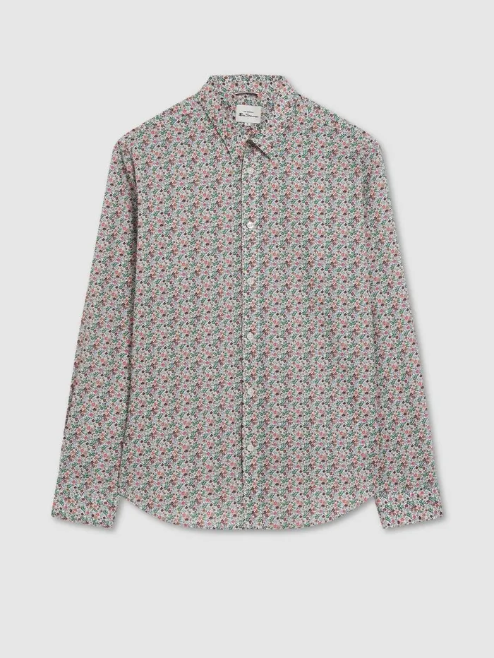 Men Ben Sherman Long Sleeve Shirts Floral Print LongSleeve Shirt Men Ben Sherman Long Sleeve Shirts Floral Print LongSleeve Shirt