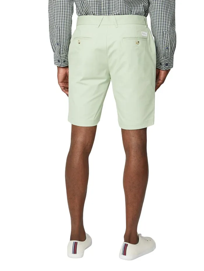 Men Ben Sherman Shorts Signature Slim Stretch Chino Short 8211 Green