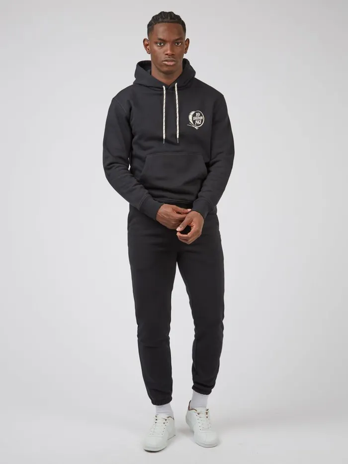 Men Ben Sherman Sweatshirts and Hoodies Big Drum Graphic Hoodie