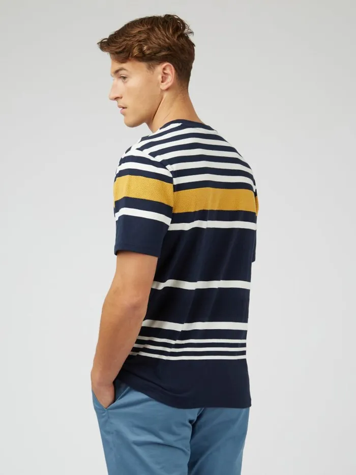Men Ben Sherman TShirts and Graphic Tees Signature Jersey Stripe Tee 8211 Navy Men Ben Sherman TShirts and Graphic Tees Signature Jersey Stripe Tee 8211 Navy