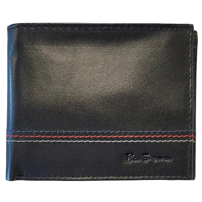 Men Ben Sherman Wallets and Card Holders Gillespie Bill Fold Leather Wallet 8211 Black Men Ben Sherman Wallets and Card Holders Gillespie Bill Fold Leather Wallet 8211 Black