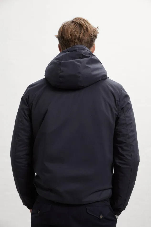 Men Black Cartes Jacket Ecoalf Coats And Jackets