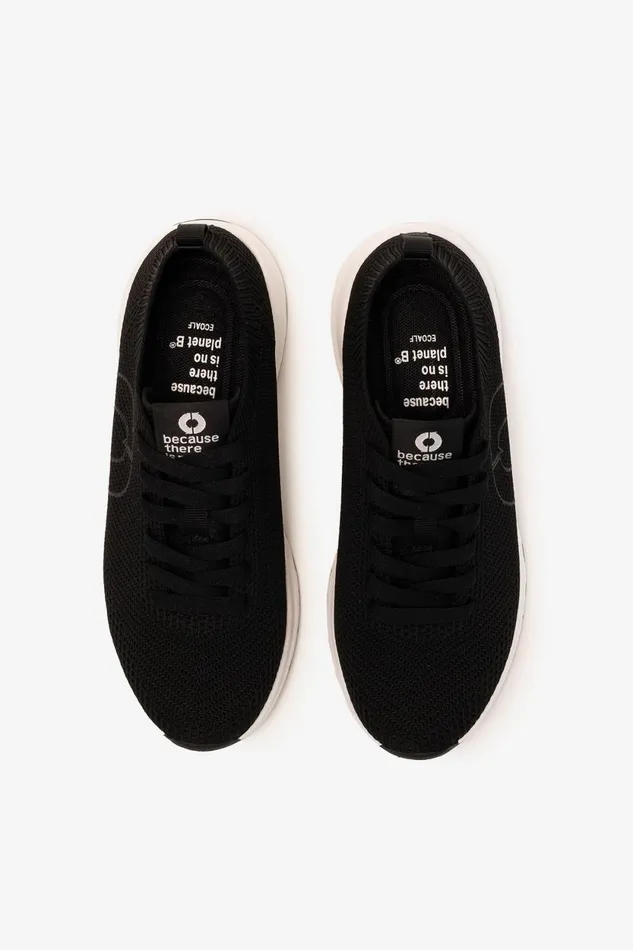 Men Black Conde Knitted Trainers Ecoalf Sneakers