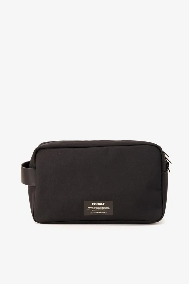 Men Black Sport Vanity Case Ecoalf Toilet Bags