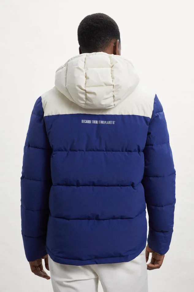 Men Blue Jannu Jacket Ecoalf Coats And Jackets