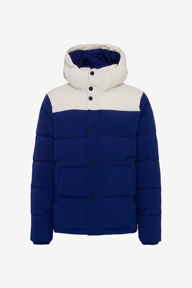 Men Blue Jannu Jacket Ecoalf Coats And Jackets