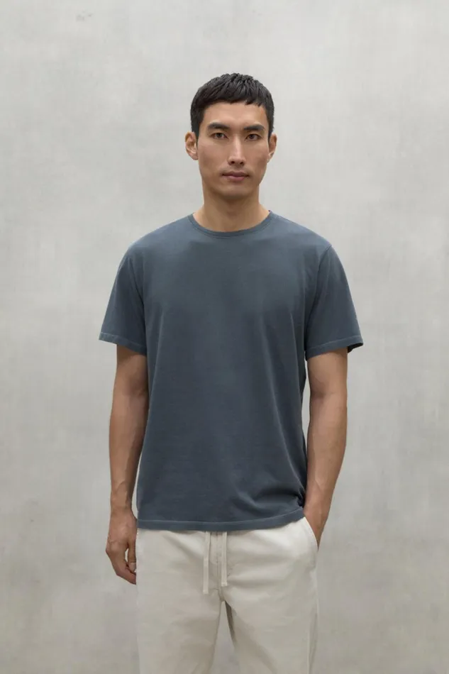 Men Blue Min TShirt Ecoalf TShirts
