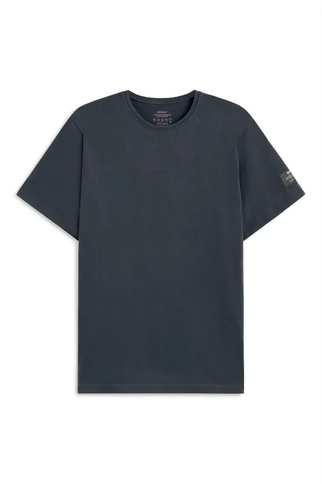 Men Blue Min TShirt Ecoalf TShirts