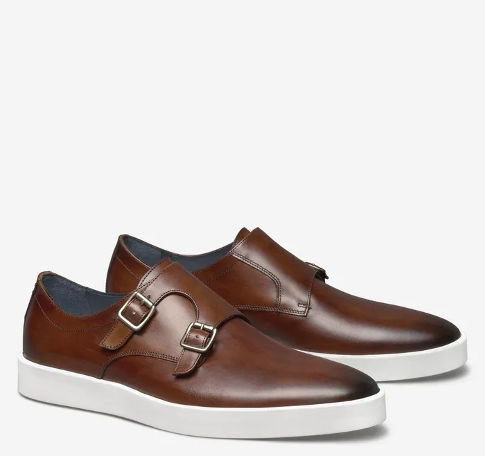 Men Bolivar Monk Strap Brown Italian Calfskin JohnstonandMurphy SlipOns and Loafers Men Bolivar Monk Strap Brown Italian Calfskin JohnstonandMurphy SlipOns and Loafers