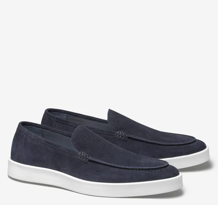 Men Bolivar Venetian Loafer Navy Italian Suede JohnstonandMurphy SlipOns and Loafers Men Bolivar Venetian Loafer Navy Italian Suede JohnstonandMurphy SlipOns and Loafers