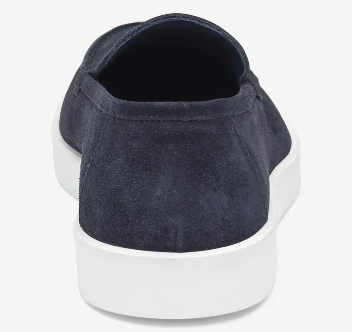 Men Bolivar Venetian Loafer Navy Italian Suede JohnstonandMurphy SlipOns and Loafers Men Bolivar Venetian Loafer Navy Italian Suede JohnstonandMurphy SlipOns and Loafers