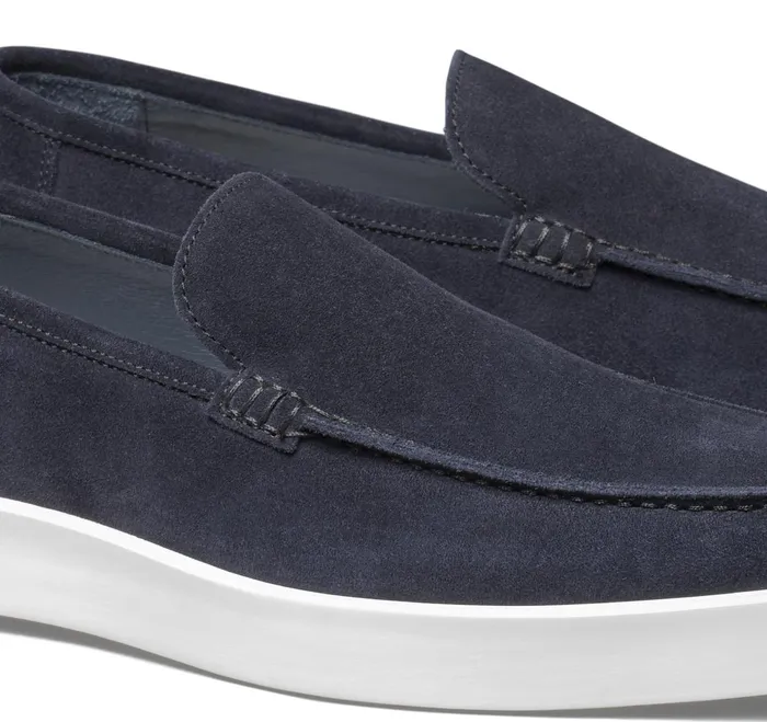 Men Bolivar Venetian Loafer Navy Italian Suede JohnstonandMurphy SlipOns and Loafers Men Bolivar Venetian Loafer Navy Italian Suede JohnstonandMurphy SlipOns and Loafers