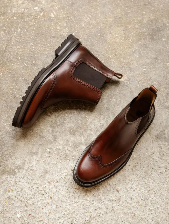 Men Boots Bobbies Brent Coffee Liqueur