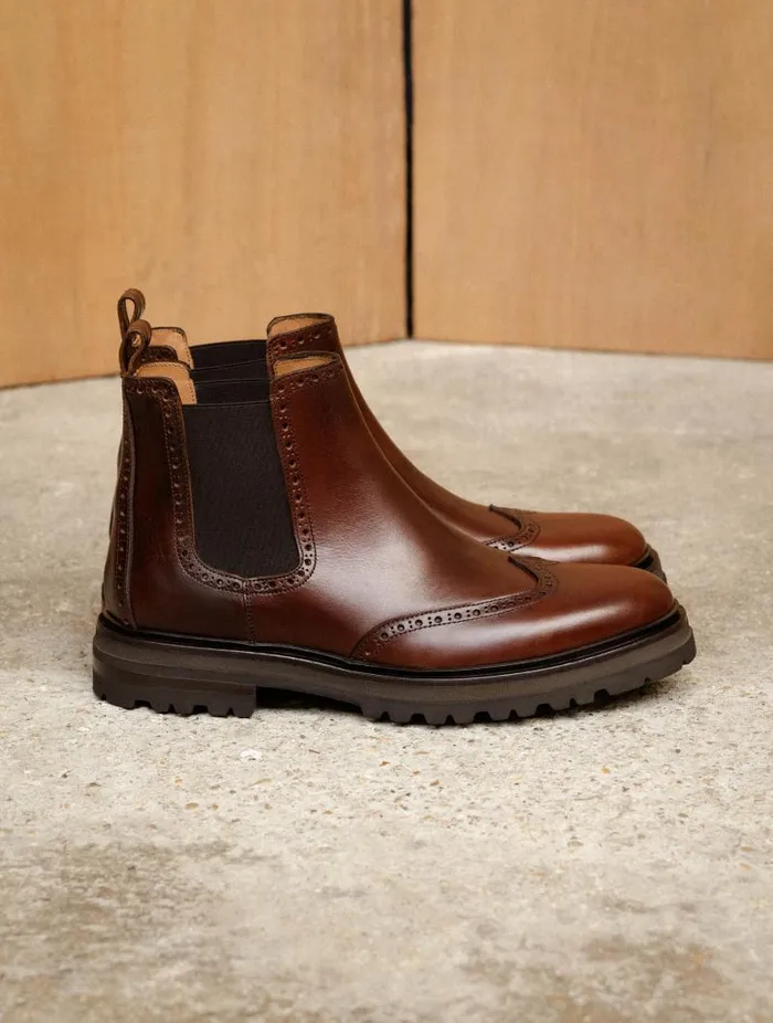 Men Boots Bobbies Brent Coffee Liqueur