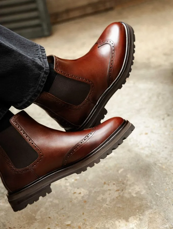 Men Boots Bobbies Brent Coffee Liqueur