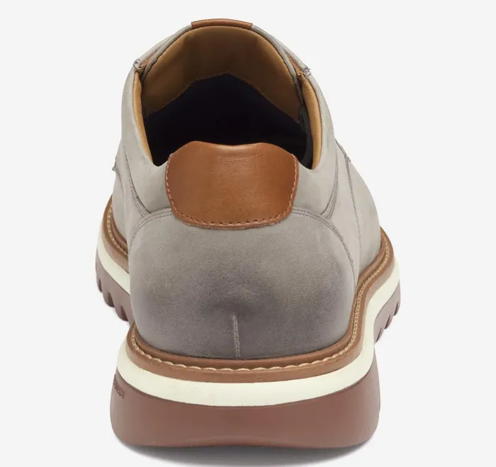Men Braydon Plain Toe Gray Oiled Nubuck JohnstonandMurphy LaceUps Men Braydon Plain Toe Gray Oiled Nubuck JohnstonandMurphy LaceUps